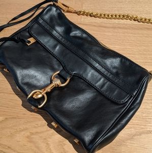 Rebecca Minkoff Black Leather Cross Body Bag